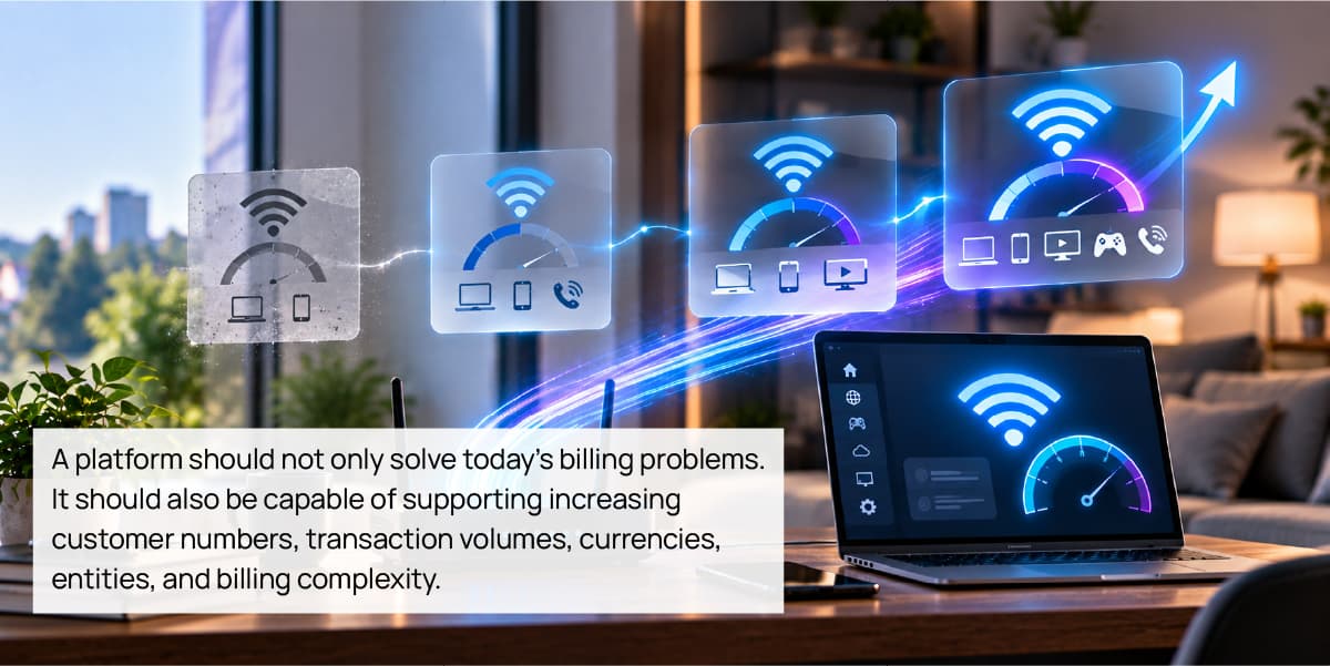 UK broadband customer reviewing household bills and contract details