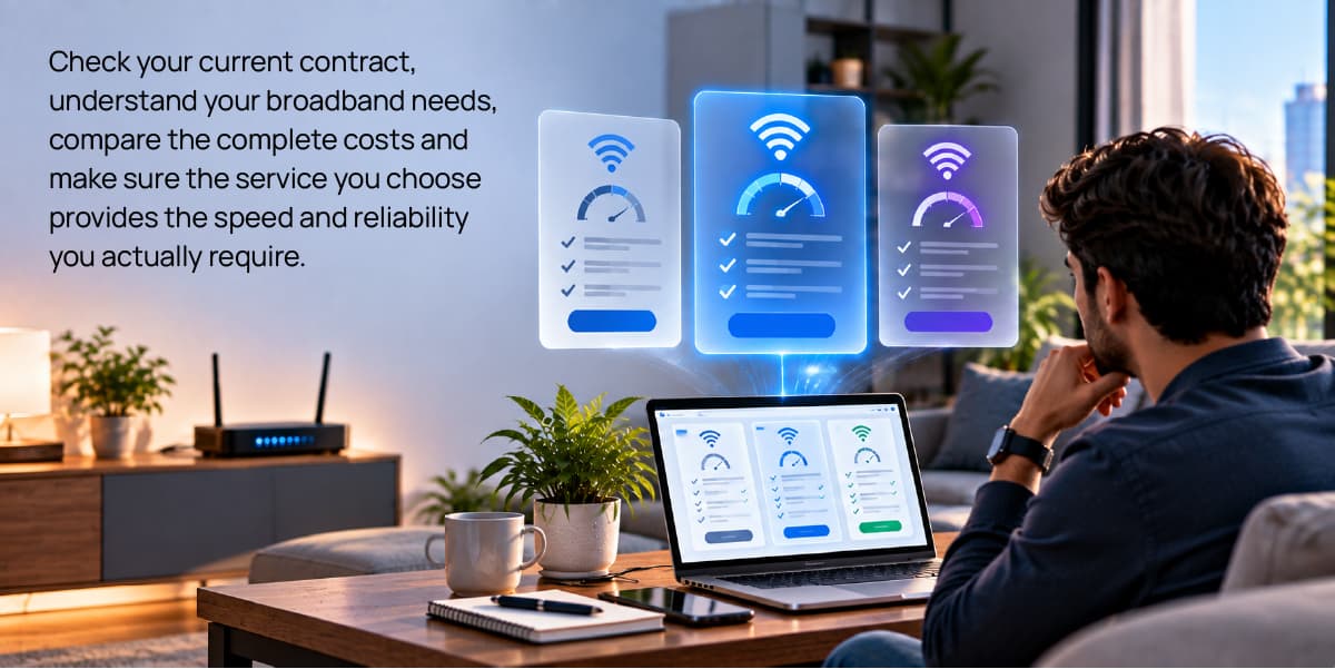 Modern UK business team collaborating with dependable high-speed connectivity